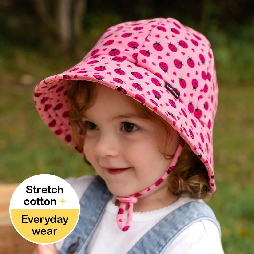 Bedhead Hats / Toddler Bucket Sun Hat - Ladybug
