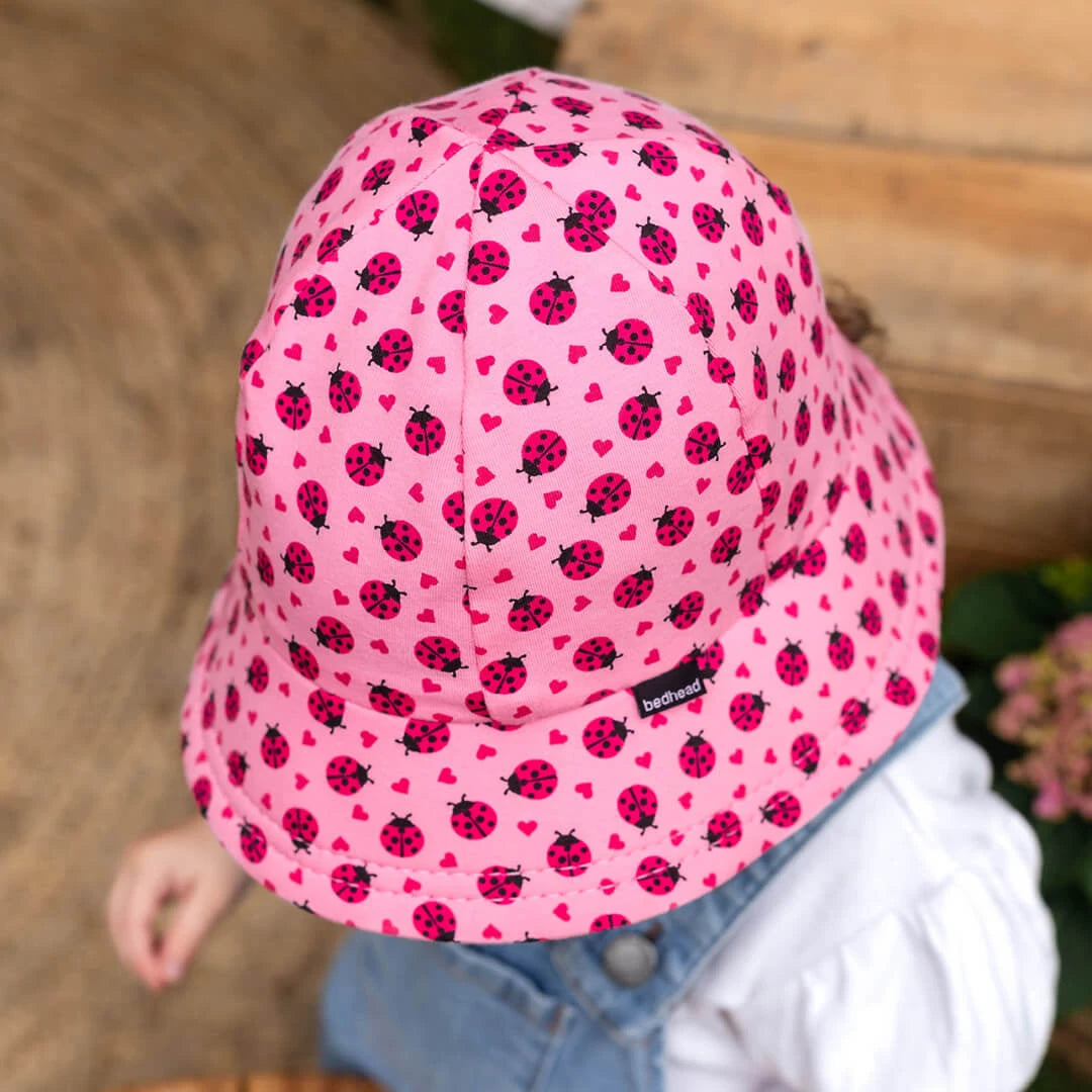 Bedhead Hats / Toddler Bucket Sun Hat - Ladybug