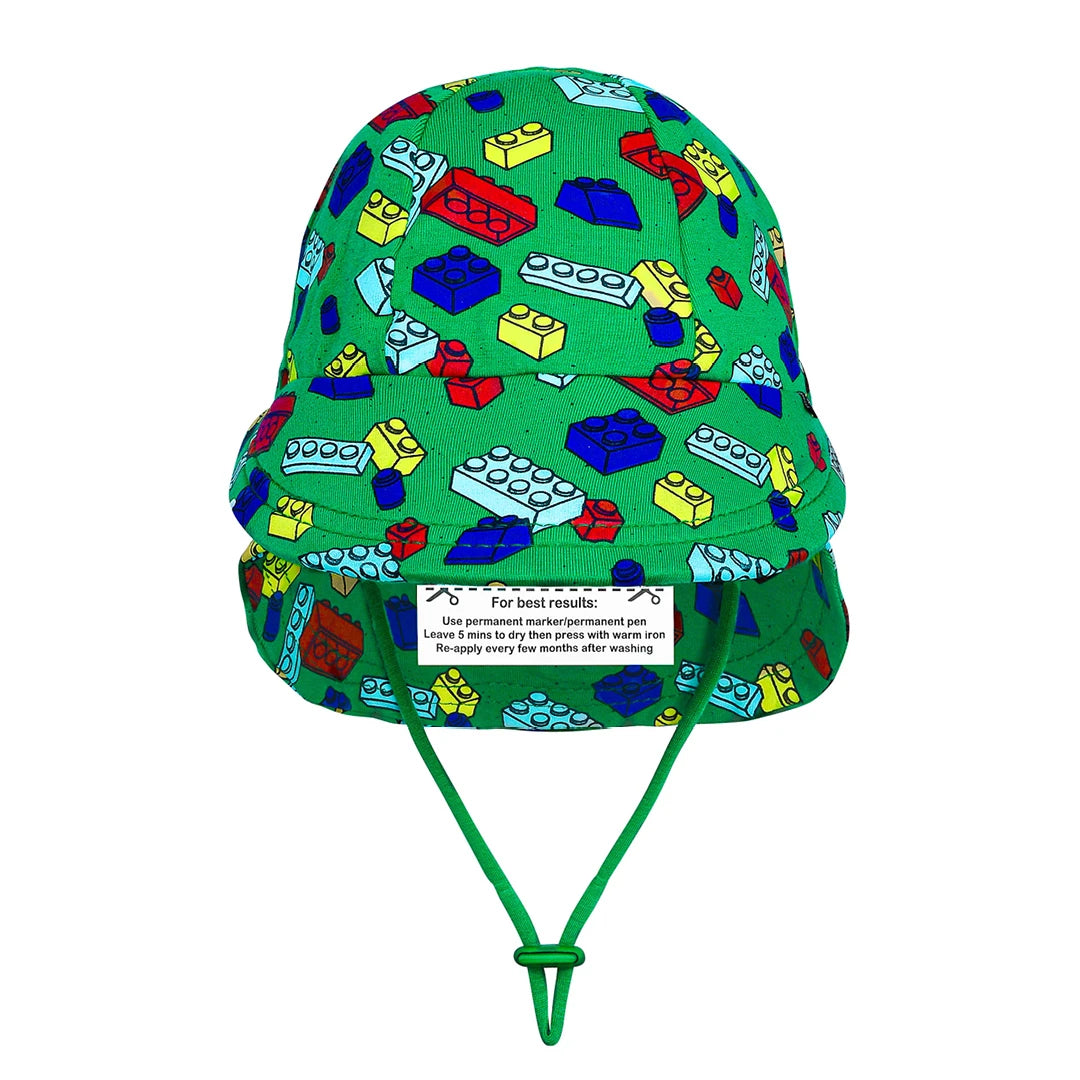 Bedhead Hats / Legionnaire Flap Sun Hat - Blocks