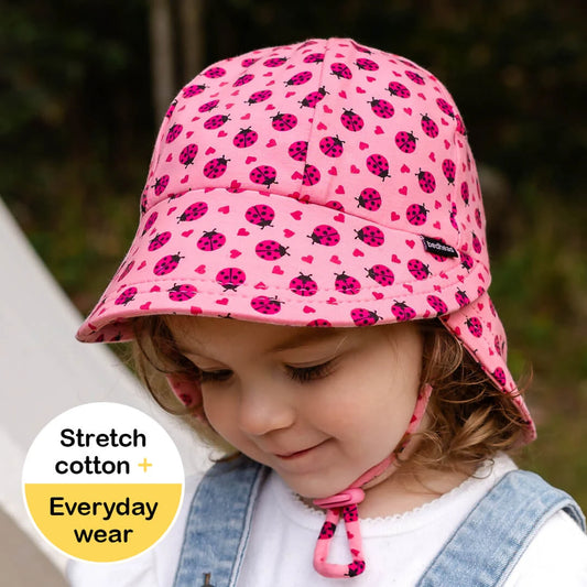 Bedhead Hats / Legionnaire Flap Sun Hat - Ladybug