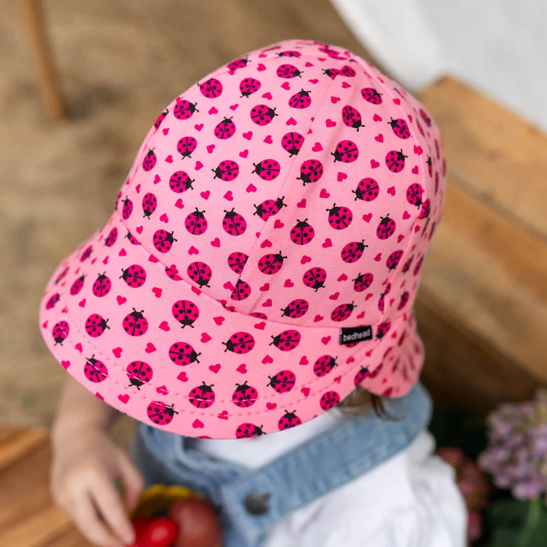 Bedhead Hats / Legionnaire Flap Sun Hat - Ladybug