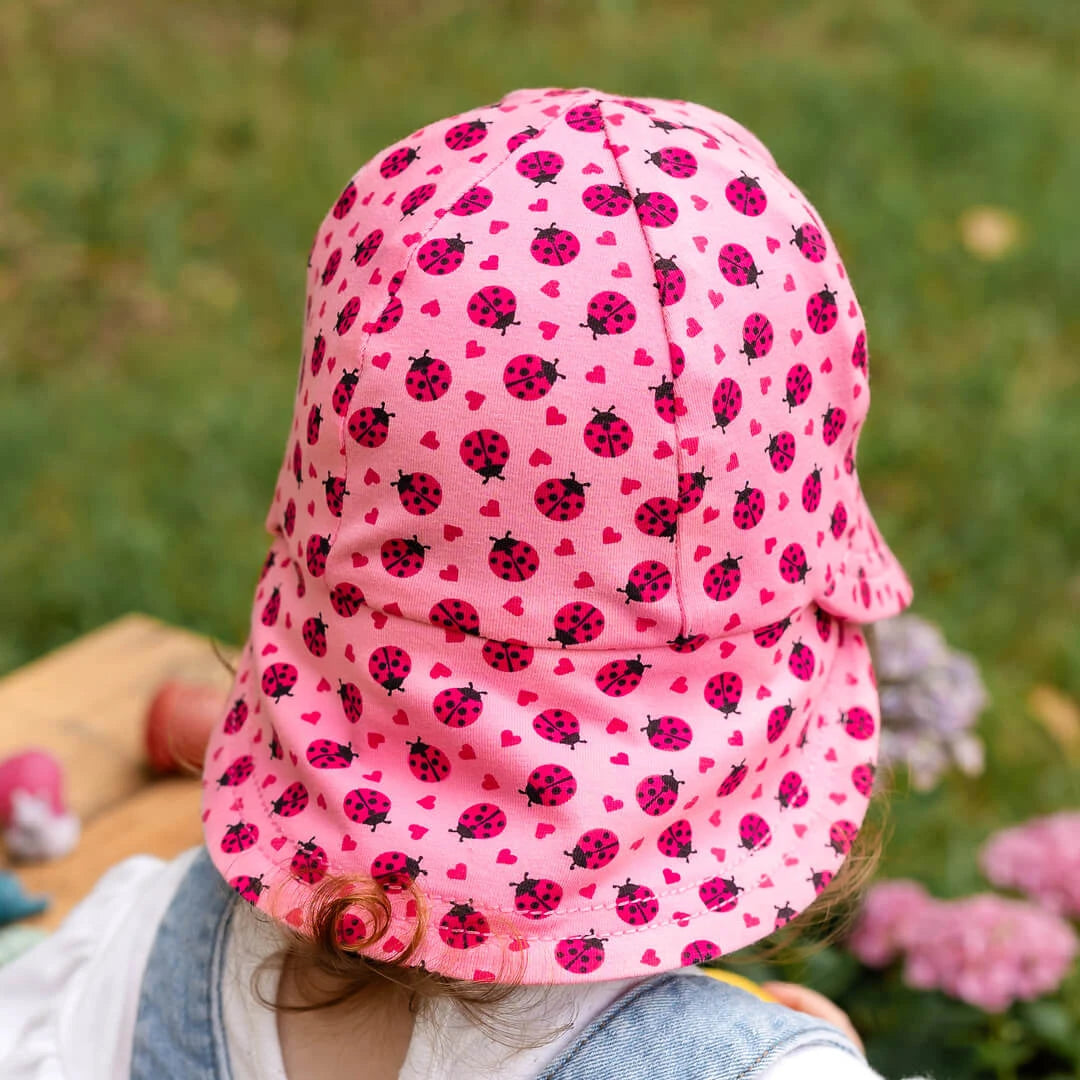 Bedhead Hats / Legionnaire Flap Sun Hat - Ladybug