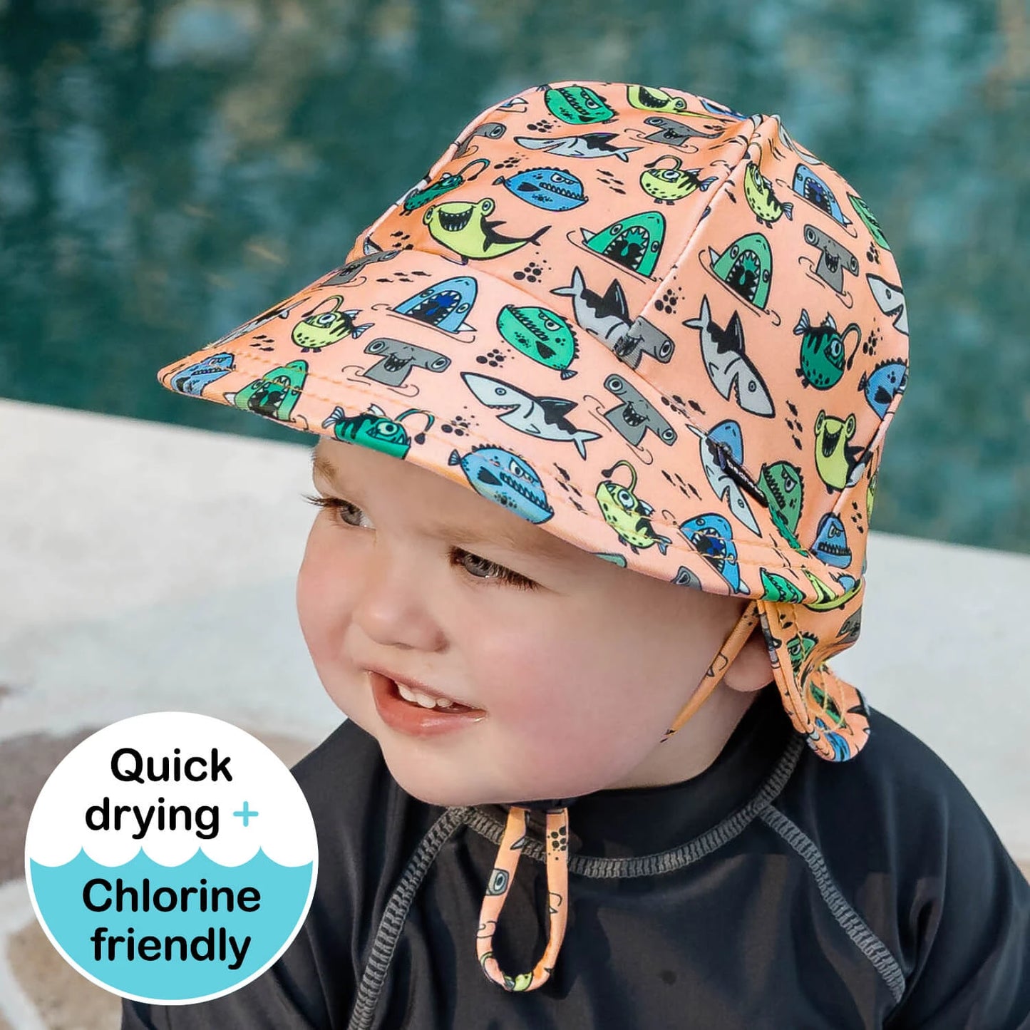Bedhead Hats / Swim Legionnaire Flap Beach Hat - Nippers