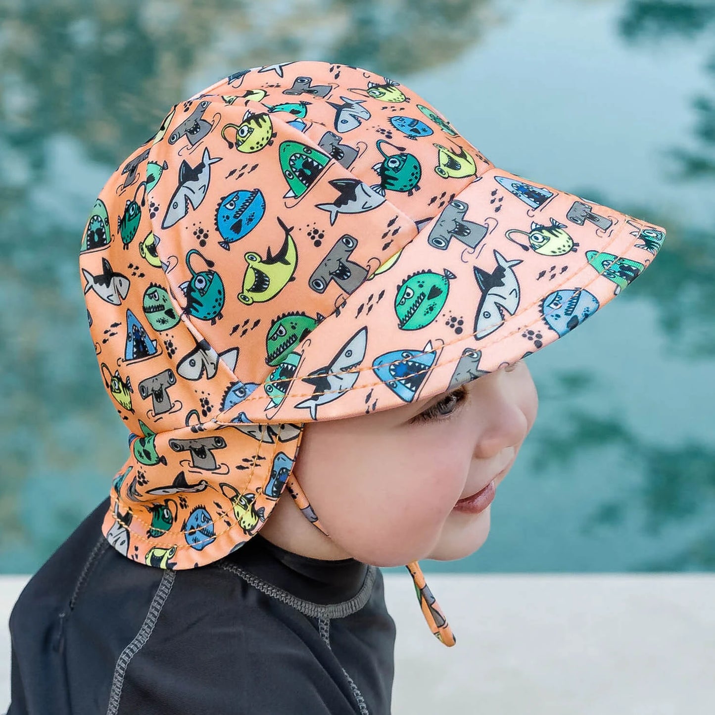 Bedhead Hats / Swim Legionnaire Flap Beach Hat - Nippers