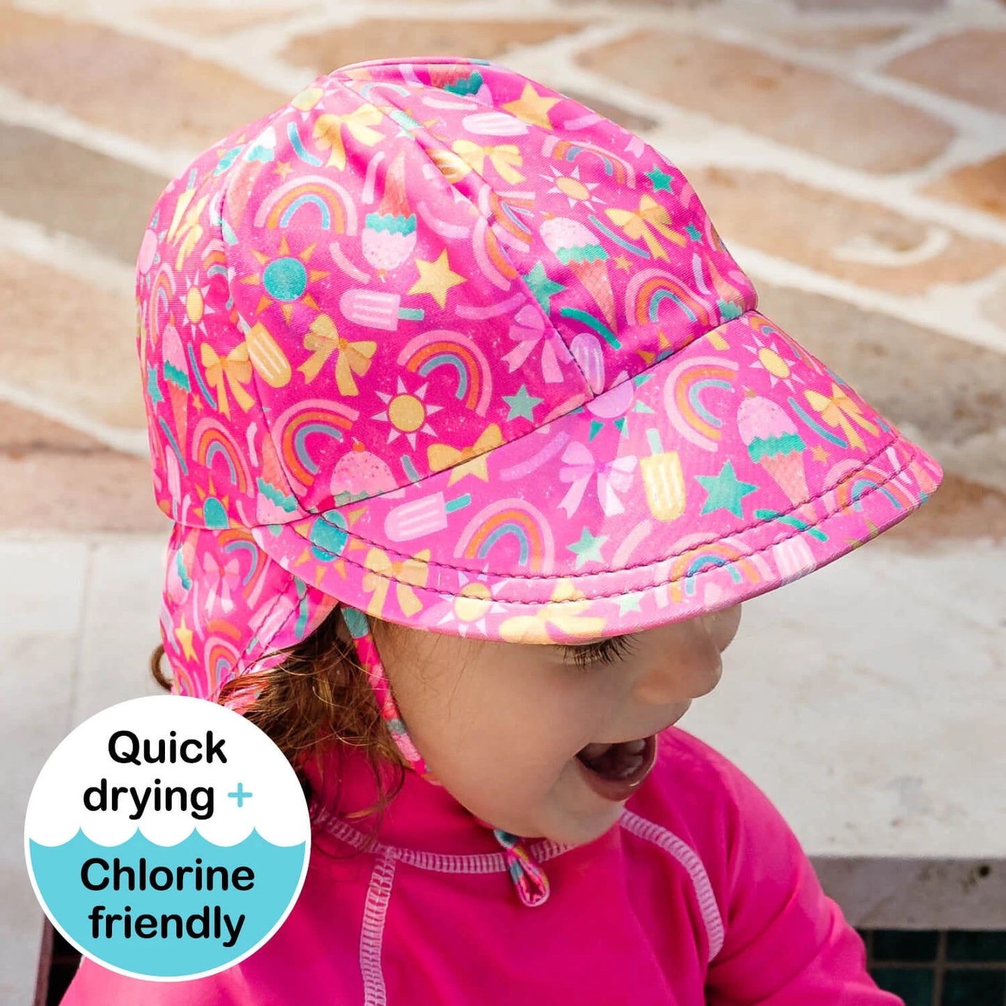 Bedhead Hats / Swim Legionnaire Flap Beach Hat - Summertime