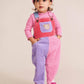 Huxbaby / Colour Block Girl Cord Overalls