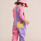 Huxbaby / Colour Block Girl Cord Overalls