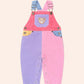 Huxbaby / Colour Block Girl Cord Overalls