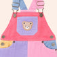 Huxbaby / Colour Block Girl Cord Overalls