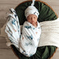 Snuggle Hunny / Jersey Wrap Set - Ocean