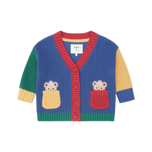Huxbaby / Colour Block Varsity Hux Cardi