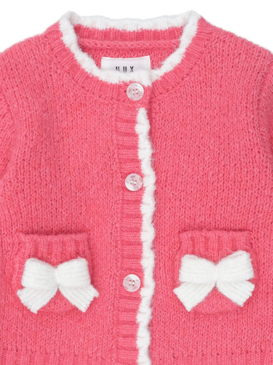 Huxbaby / Crochet Bow Cardi