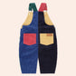 Huxbaby / Colour Block Cord Overalls