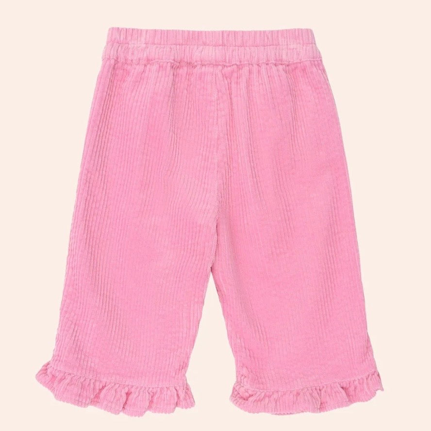 Huxbaby / Cord Frill Hem Pant