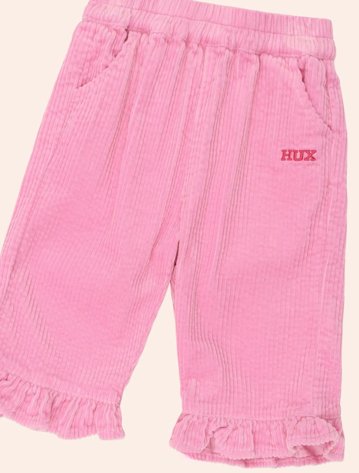 Huxbaby / Cord Frill Hem Pant