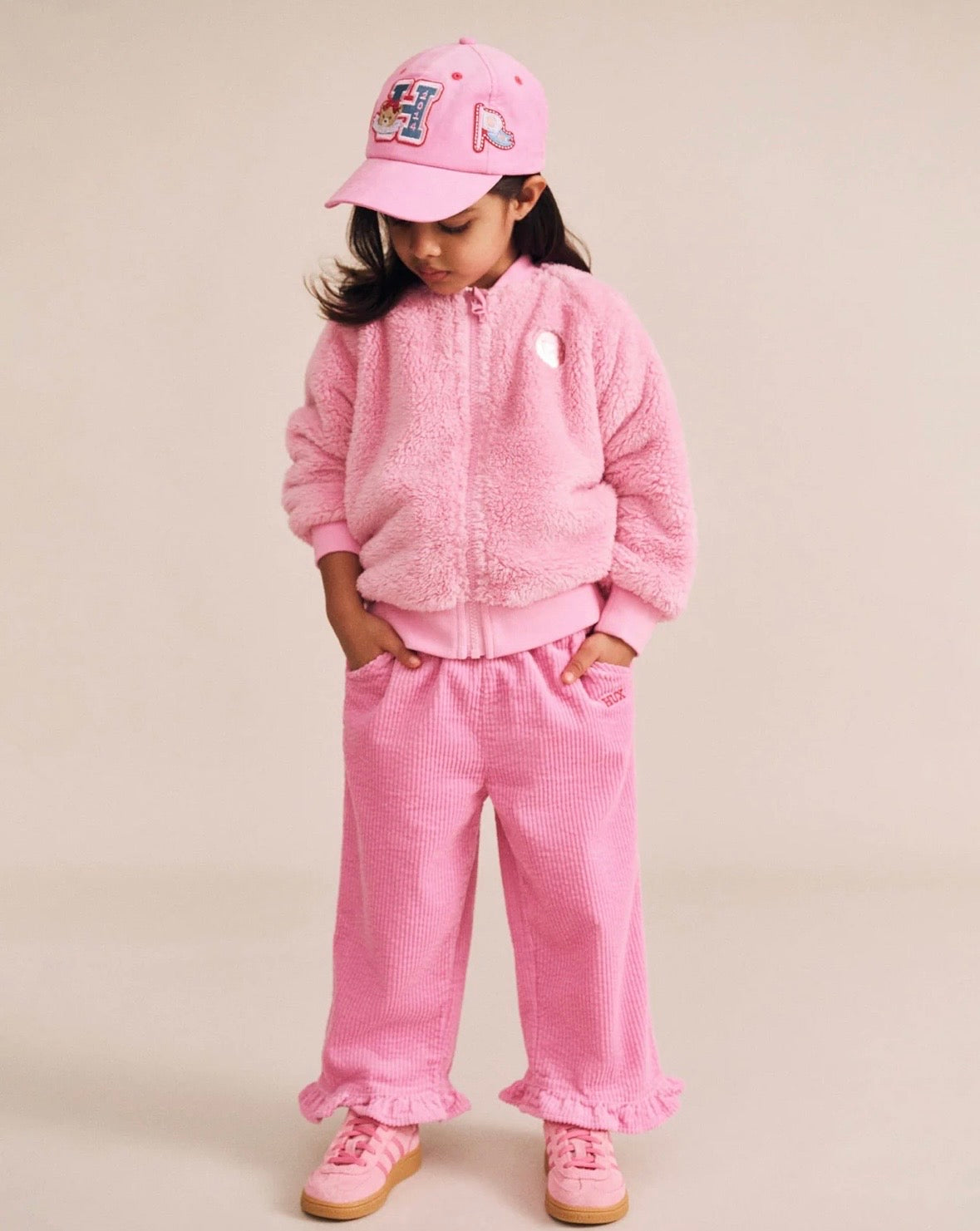 Huxbaby / Cord Frill Hem Pant