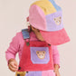 Huxbaby / Colour Block Cord Panel Cap - Girl One Size