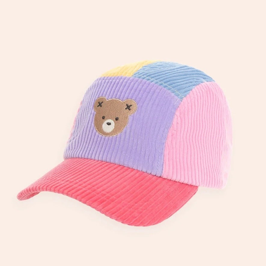 Huxbaby / Colour Block Cord Panel Cap - Girl One Size