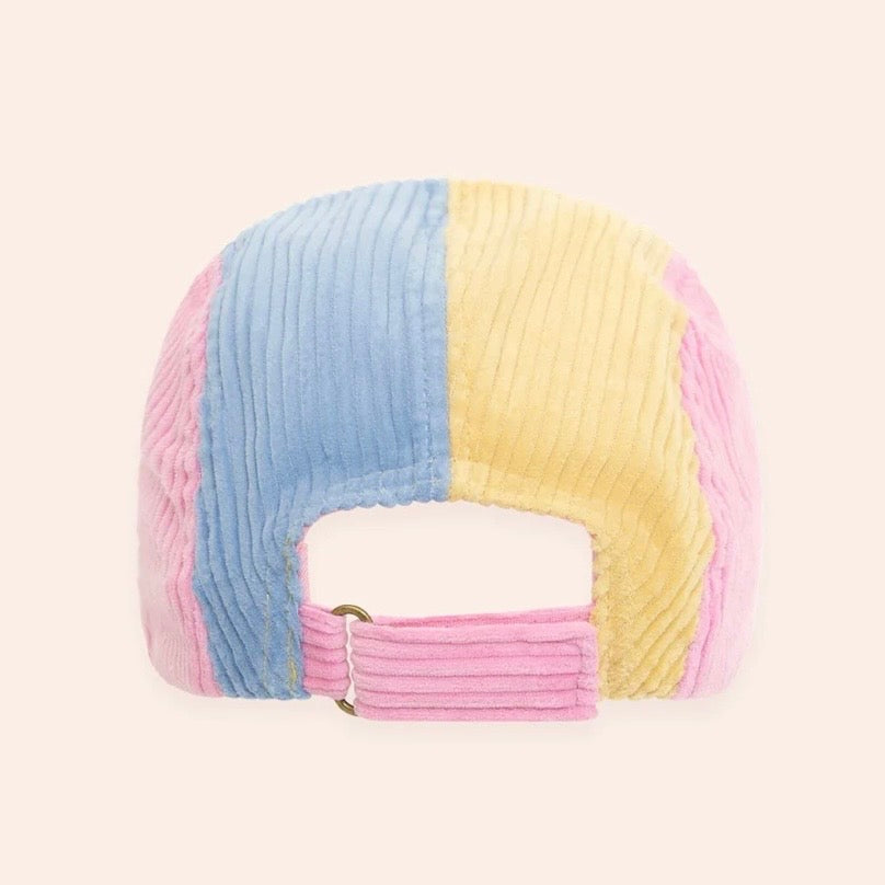 Huxbaby / Colour Block Cord Panel Cap - Girl One Size