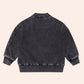 Huxbaby / Black Knit Denim Patches Jacket