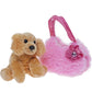 Fancy Pals / Cocker Spaniel in Pink Fluffy Bag