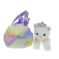 Fancy Pals / Big Bow Purple White Cat