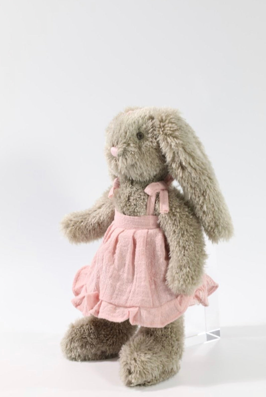 Brown Bunny 30cm - Pink Dress
