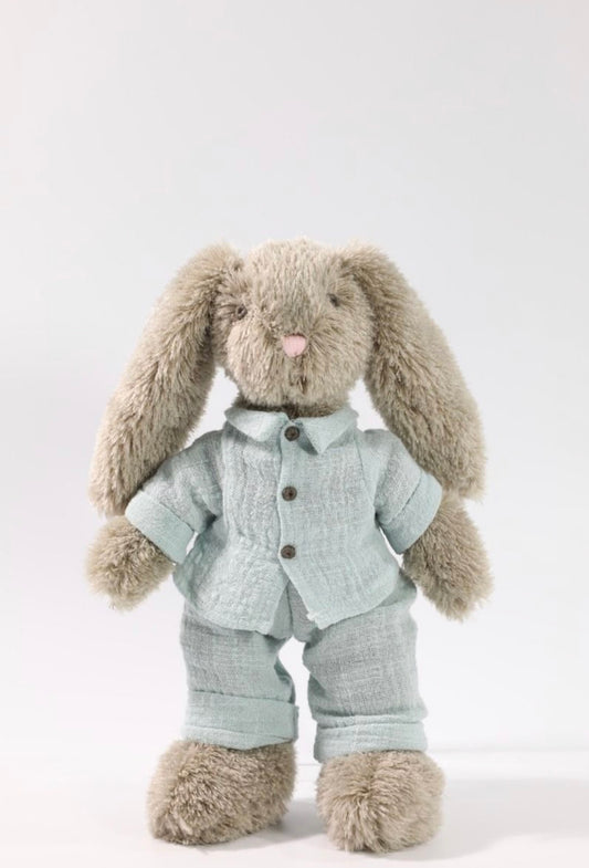 Brown Bunny 30cm - Blue Suit