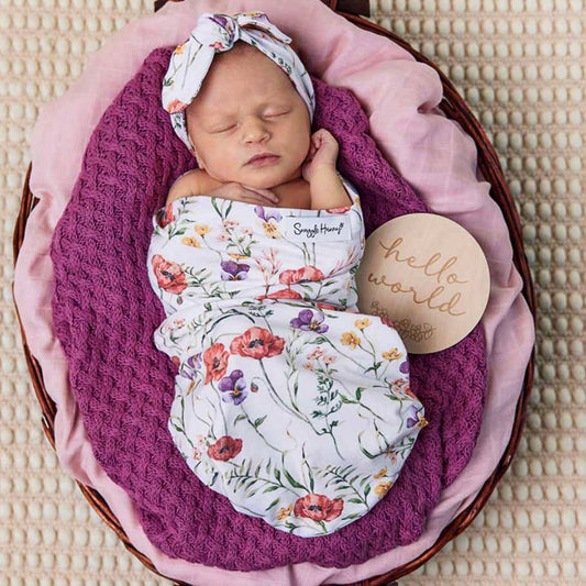 Snuggle Hunny / Snuggle Swaddle Set - Meadow