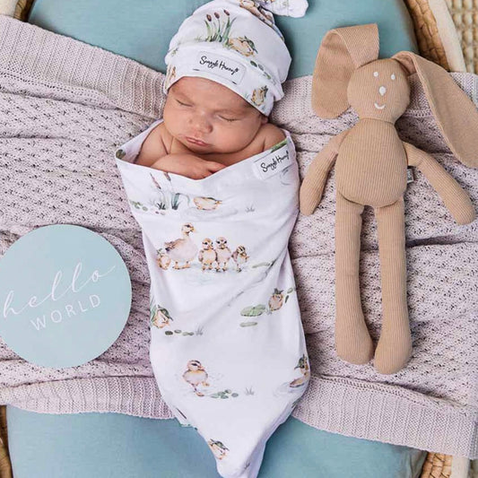Snuggle Hunny / Snuggle Swaddle Set - Duck Pond
