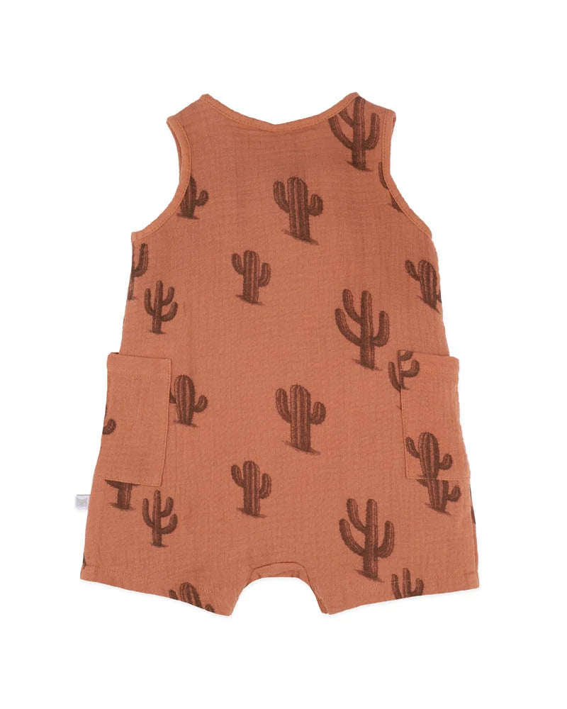 Fox & Finch / Phoenix Organic Cactus Button Up Romper