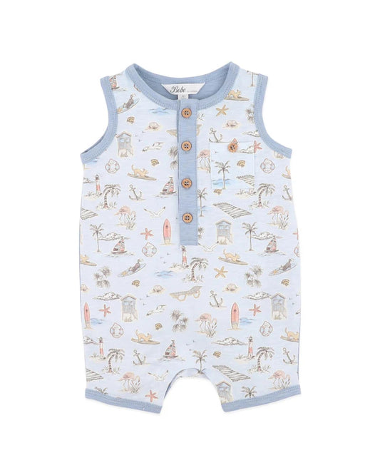 Bebe By Minihaha / Max Print Puppy Romper