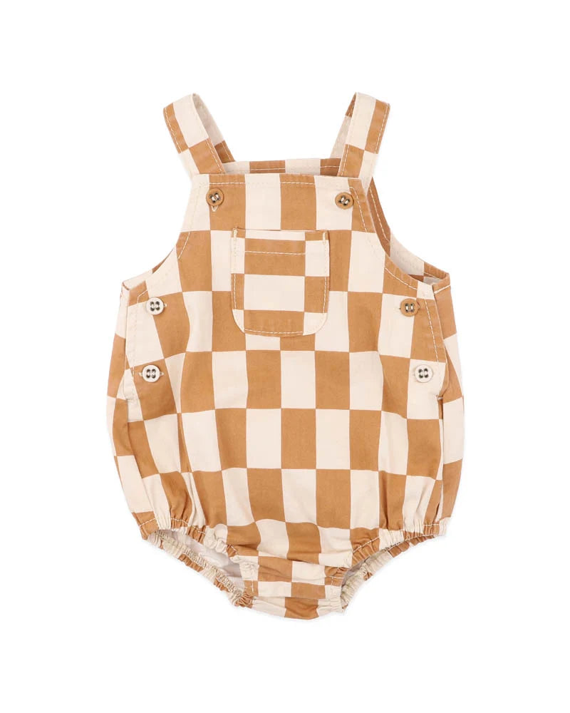 Fox & Finch / Phoenix Checkerboard Overall Bodysuit