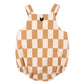 Fox & Finch / Phoenix Checkerboard Overall Bodysuit