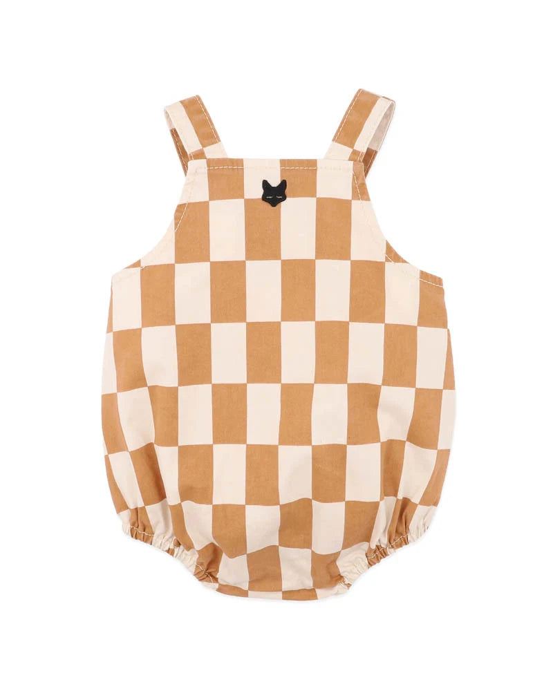 Fox & Finch / Phoenix Checkerboard Overall Bodysuit
