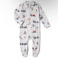 Snuggle Hunny / Snuggle Sleepsuit Zip Footie - Trains