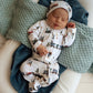 Snuggle Hunny / Snuggle Sleepsuit Zip Footie - Trains