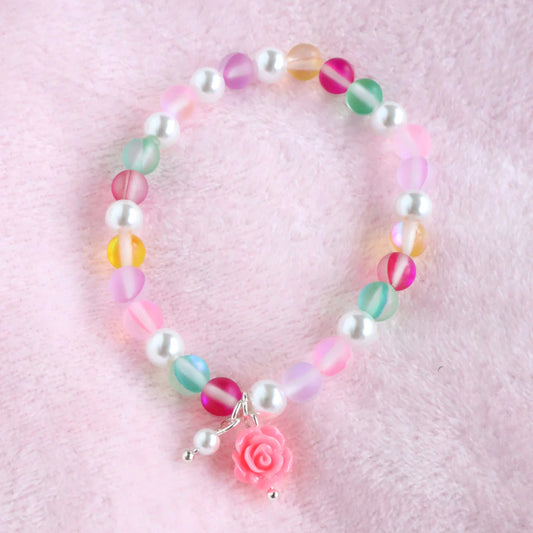 Lauren Hinkley / Petite Fleur Rose Elastic Bracelet
