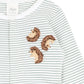 Bebe By Minihaha / Toby LS Zip Stripe Onesie