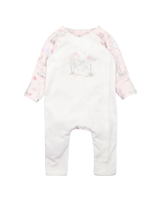 Bebe By Minihaha / Florence Print LS Wrap Romper