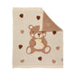 Living  Textiles / Jacquard Pram Blanket Cuddly Bear
