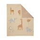 Living Textiles / Jacquard Pram Blanket Wild Safari
