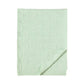 Living Textiles / Cotton Knitted Pram Blanket Checkered Seafoam