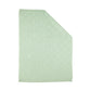Living Textiles / Cotton Knitted Pram Blanket Checkered Seafoam