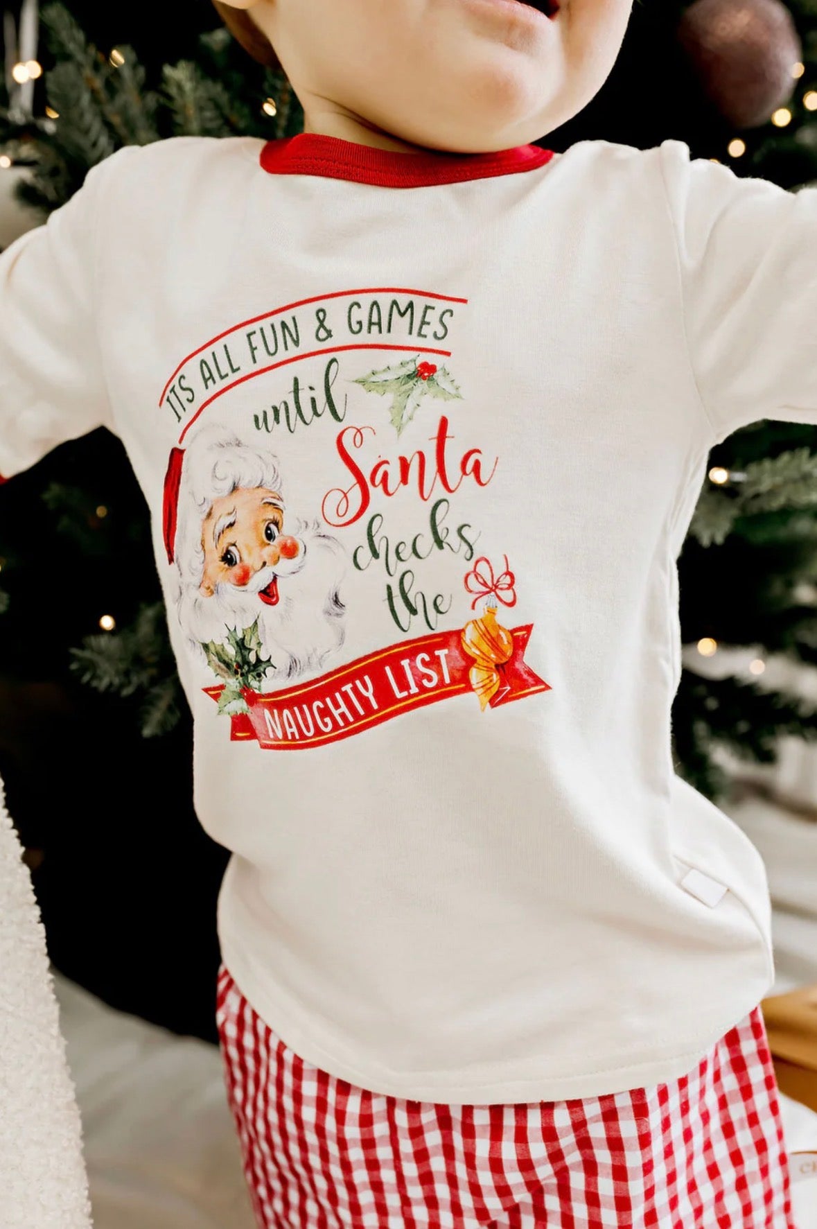 Confetti Kidz / Bamboo Tee - Santa's Naughty List