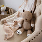 Living Textiles / Cotton Knitted Pram Blanket Australiana