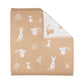 Living Textiles / Cotton Knitted Pram Blanket Australiana
