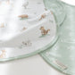 Living Textiles / 2 Pack Organic Burp Cloths Australiana