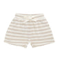 Jamie Kay / Waffle Leith Shorts - Staple Stripe Oat/Cloud