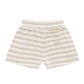 Jamie Kay / Waffle Leith Shorts - Staple Stripe Oat/Cloud